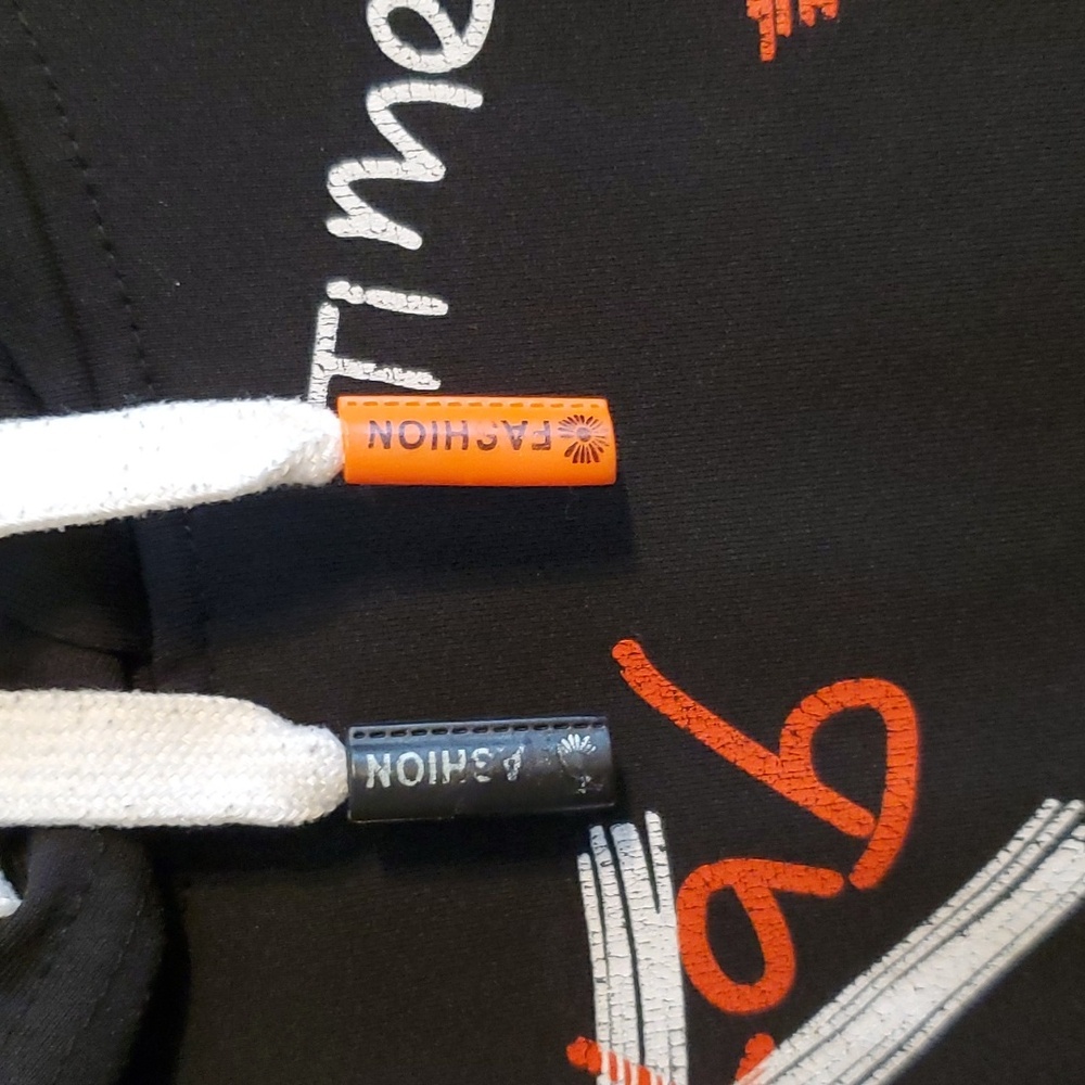 Manfinity EMRG Plus Letter Graphic Drawstring Hoodie - Picture 3 of 8